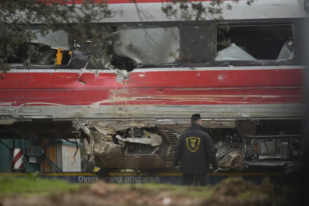 Imagen de los trabajos de rescate de los convoyes de trenes accidentados en la zona del suceso en Adamuz (C&oacute;rdoba). A 21 de enero de 2026, en Adamuz, C&oacute;rdoba (Andaluc&iacute;a, Espa&ntilde;a).