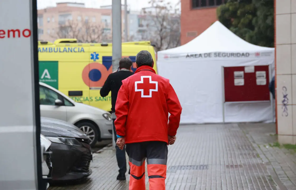 Imagen de la entrada al Centro C&iacute;vico Poniente Sur de C&oacute;rdoba, donde se ubicaba el Centro de Atenci&oacute;n a Familiares de v&iacute;ctimas del siniestro ferroviario de Adamuz.