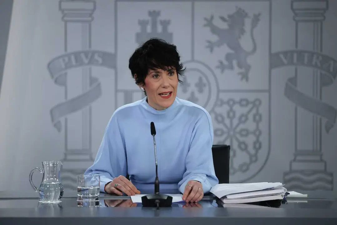 La ministra de Inclusi&oacute;n Seguridad Social y Migracioneas y portavoz del Gobierno, Elma Saiz.