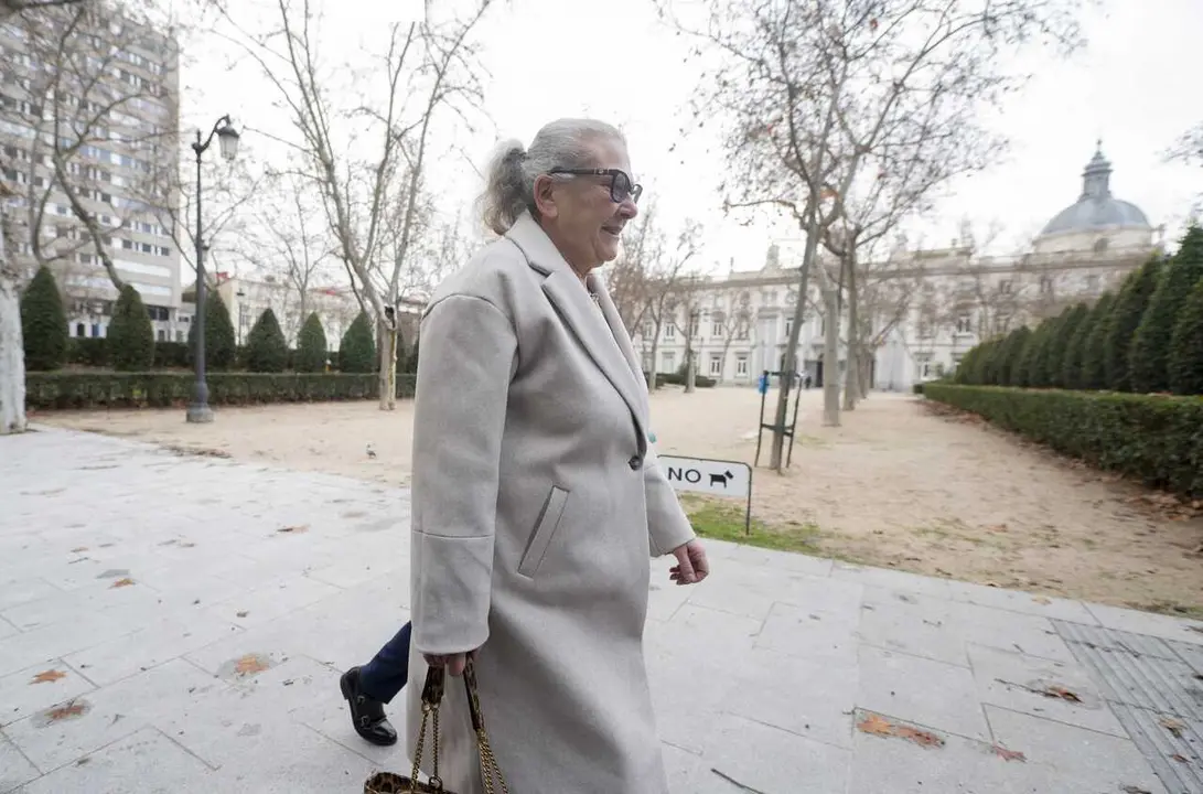 La empresaria investigada Carmen Pano, a su llegada a la Audiencia Nacional para declarar por el &lsquo;caso hidrocarburos&rsquo;, a 30 de enero de 2026, en Madrid (Espa&ntilde;a).