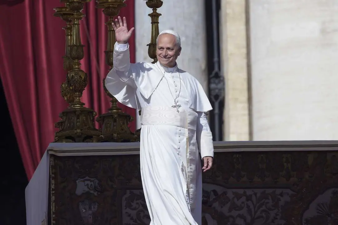 Archivo - El Papa Le&oacute;n XIV en la Plaza de San Pedro del Vaticano.