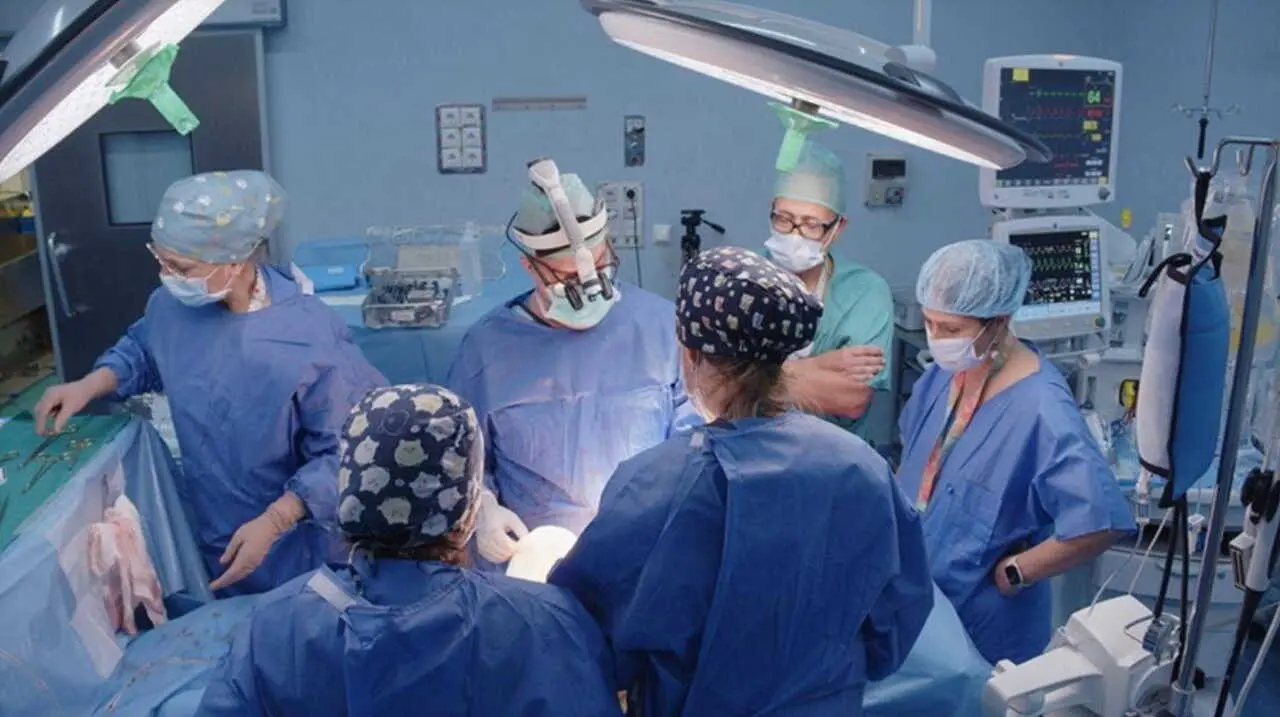 Profesionales de Reina Sof&iacute;a durante una intervenci&oacute;n | HURS Consalud