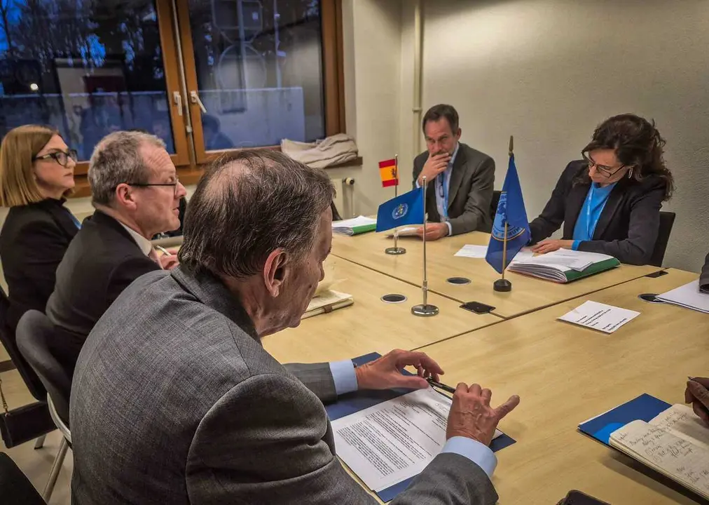 Imagen de la reuni&oacute;n del Consejo Ejecutivo de la Organizaci&oacute;n Mundial de la Salud.