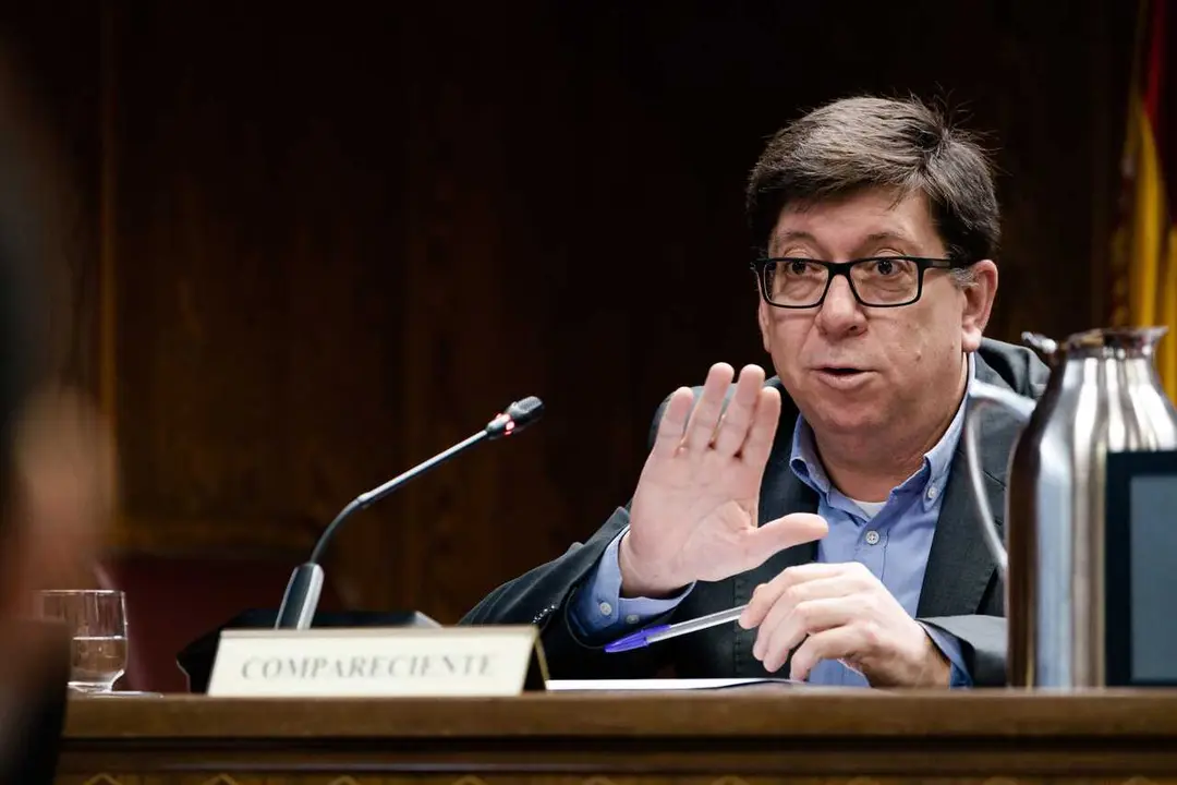 El exdirigente socialista Paco Salazar comparece ante la Comisi&oacute;n de Investigaci&oacute;n del &lsquo;caso Koldo&rsquo;, en el Senado.