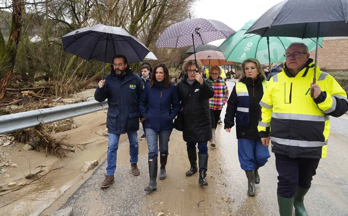 Visita de la consejera de Fomento, Roc&iacute;o D&iacute;az, a Benal&uacute;a de las Villas (Granada)