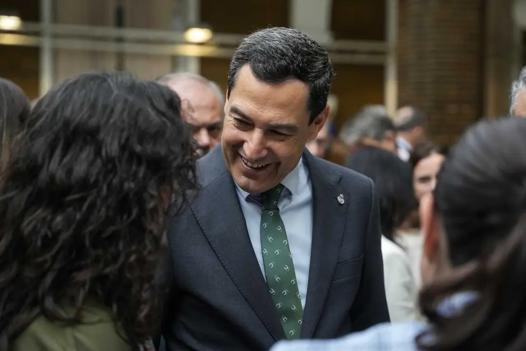 Imagen de archivo del presidente de la Junta de Andaluc&iacute;a, Juanma Moreno.