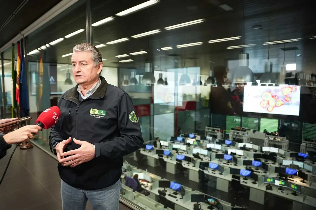 El consejero de Sanidad, Presidencia y Emergencias de la Junta de Andaluc&iacute;a, Antonio Sanz