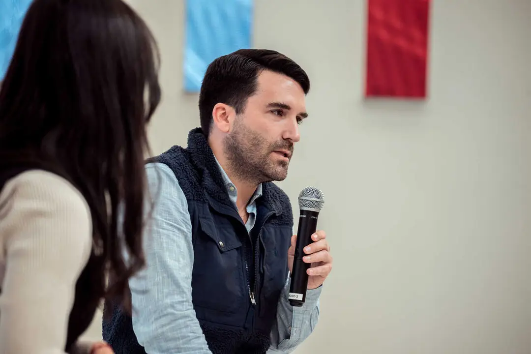 Archivo - El portavoz de la asociaci&oacute;n 'Son Nuestros Hijos', Eduardo Chaper&oacute;n.