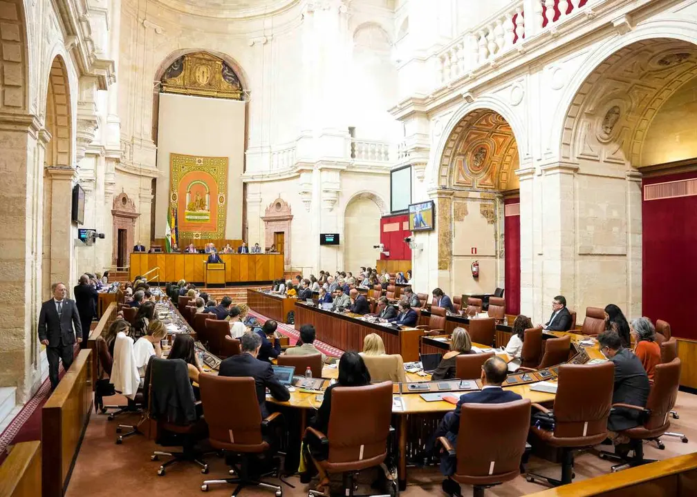 Archivo - Pleno del Parlamento de Andaluc&iacute;a 