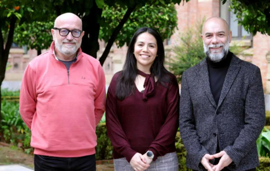  El equipo que ha llevado a cabo el estudio: V&iacute;ctor Pav&oacute;n, Cynthia Pimentel y Javier &Aacute;vila 