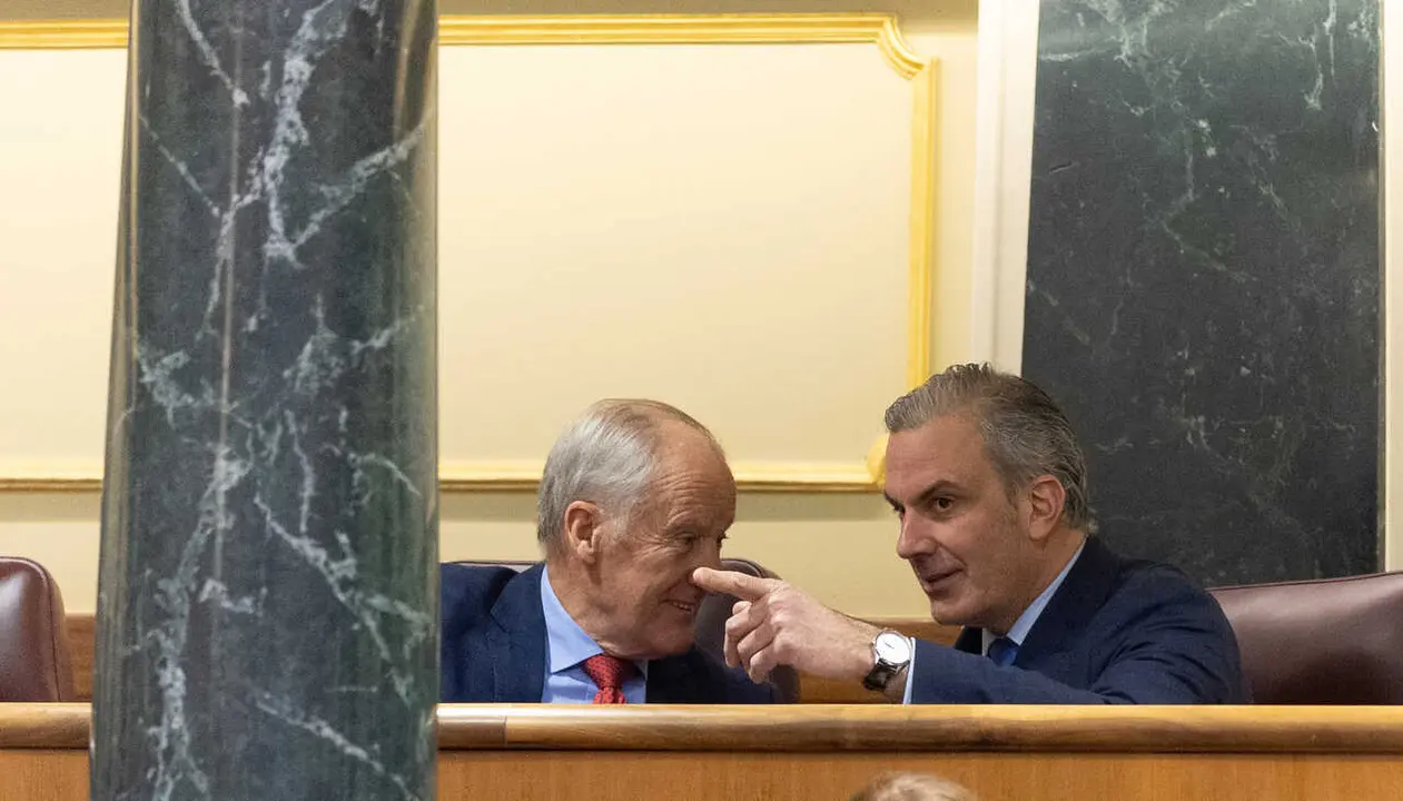 El diputado de Vox, Javier Ortega Smith, durante una sesi&oacute;n plenaria extraordinaria en el Congreso de los Diputados, a 27 de enero de 2026, en Madrid (Espa&ntilde;a). 