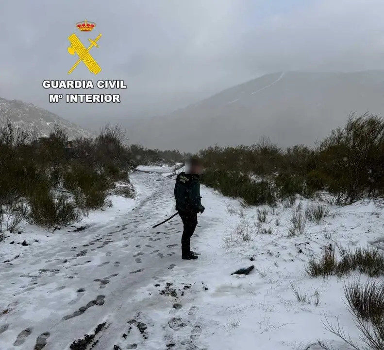 Labores de b&uacute;squeda de la mujer localizada sin vida en las cercan&iacute;as de Matavenero (Le&oacute;n).