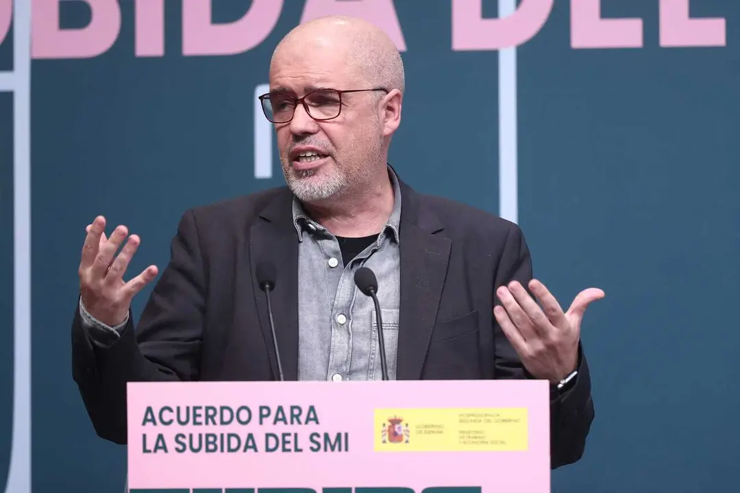 El secretario general de CCOO, Unai Sordo.