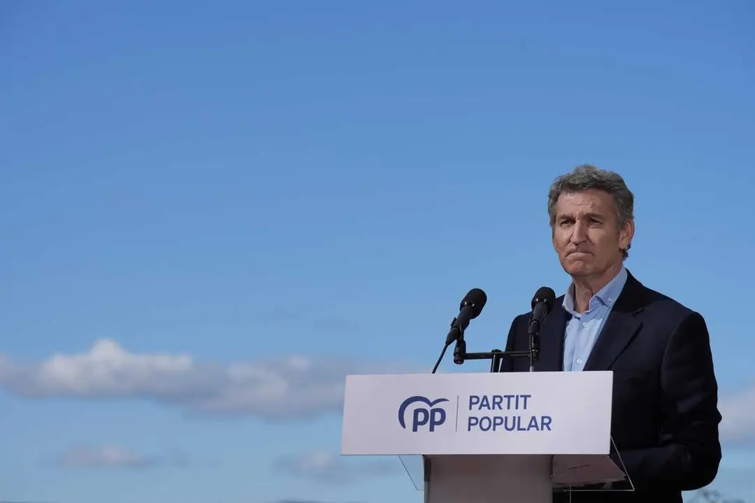 El presidente del PP, Alberto N&uacute;&ntilde;ez Feij&oacute;o. 