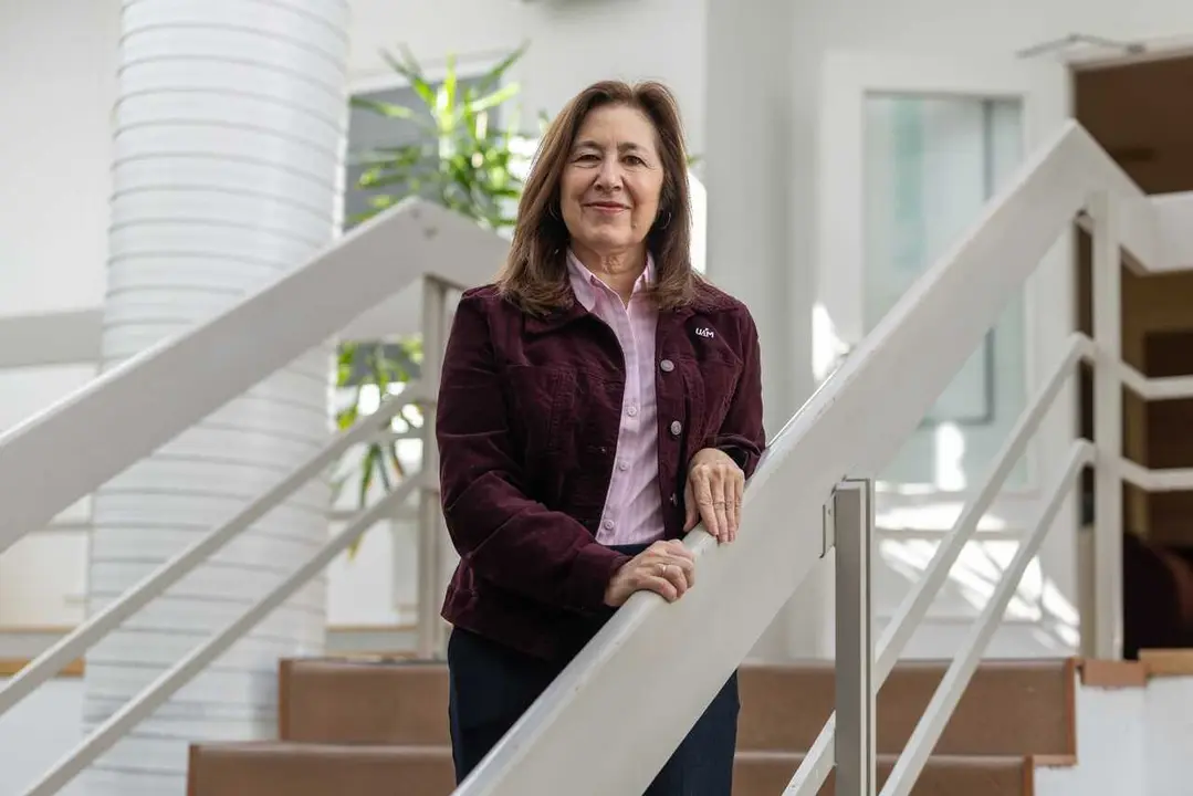 La rectora de la Universidad Aut&oacute;noma de Madrid (UAM), Amaya Mendikoetxea Pelayo, posa para Europa Press, a 16 de febrero de 2026, en Madrid (Espa&ntilde;a). Mendikoetxea Pelayo, fil&oacute;loga y ling&uuml;ista natural de Bilbao, ejerce como rectora de la UAM desde 2021, s