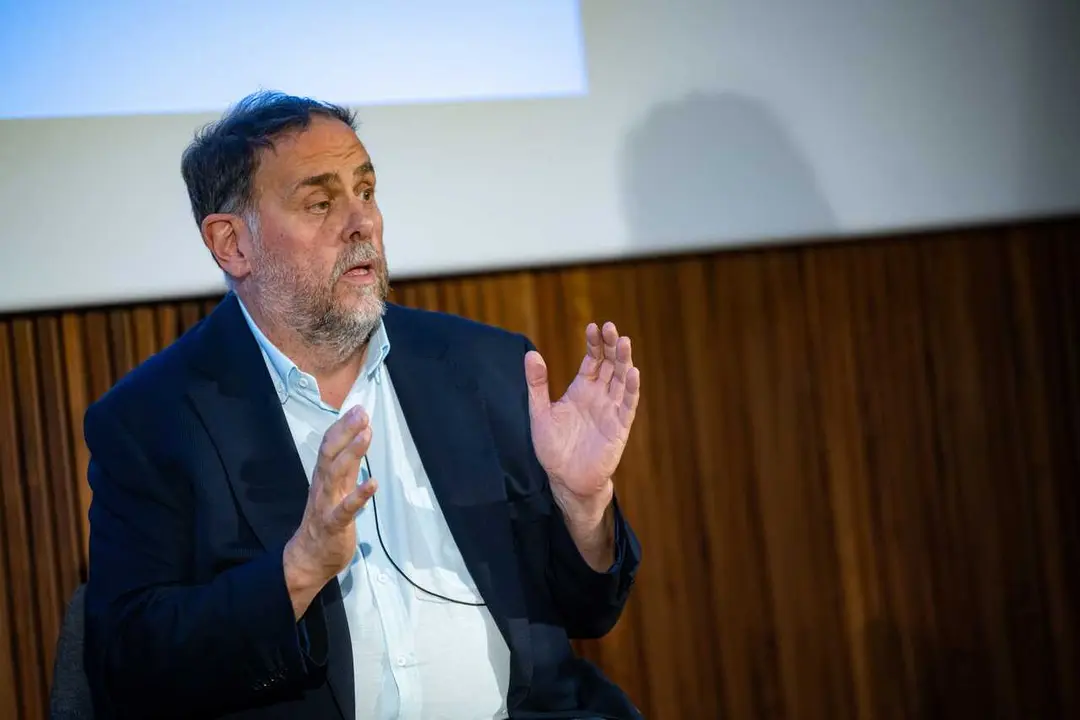 Archivo - El presidente de ERC, Oriol Junqueras, participa en el ciclo 'Converses del deg&agrave;', en el Col&middot;legi d'Economistes de Catalunya, a 23 de octubre de 2025, en Barcelona, Catalunya (Espa&ntilde;a)