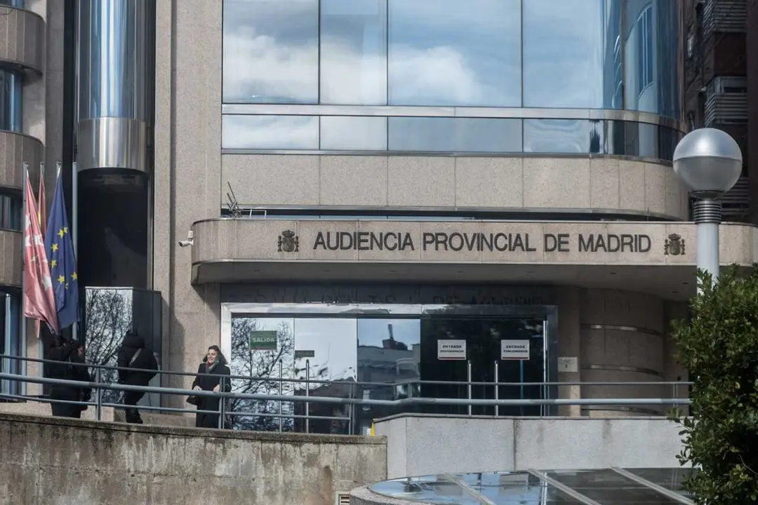Exterior de la sede de la Audiencia Provincial de Madrid, a 28 de enero de 2026, en Madrid (Espa&ntilde;a). 