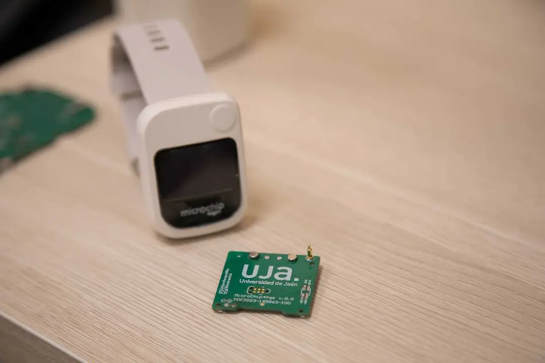 Imagen de una pulsera inteligente.