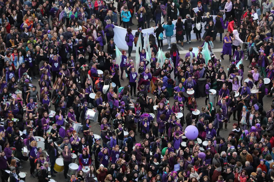 Archivo - Manifestaci&oacute;n del 8M (D&iacute;a Internacional de la Mujer), en Madrid a 8 de marzo de 2020.