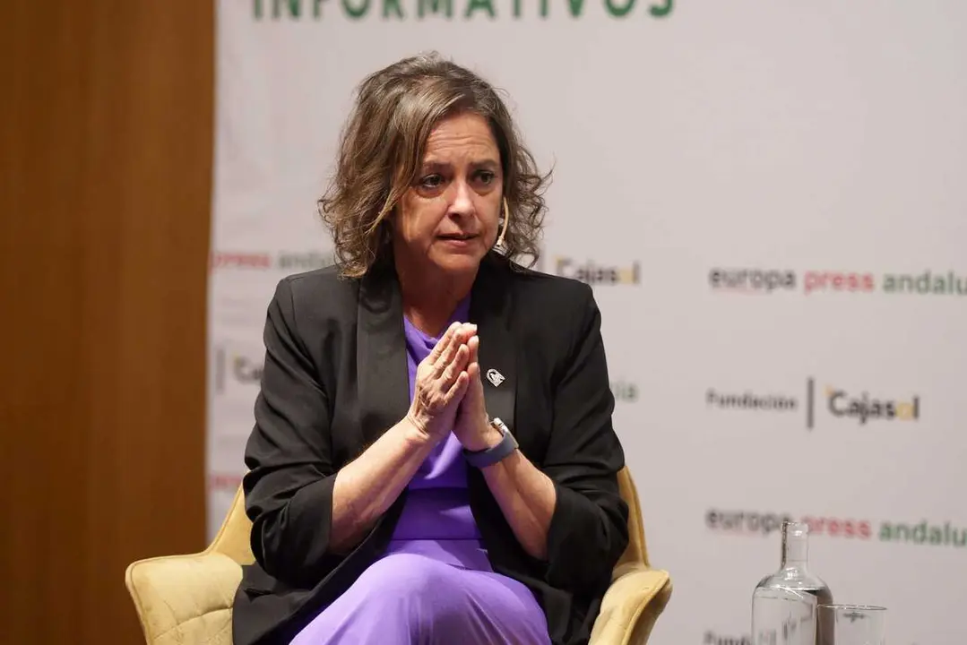 La consejera de Sostenibilidad y Medio Ambiente, Catalina Garc&iacute;a, en el desayuno informativo de Europa Press Andaluc&iacute;a.