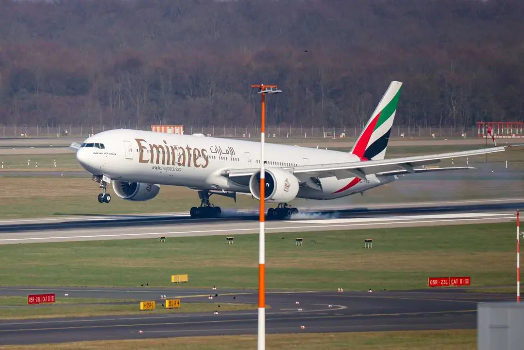 Avi&oacute;n de Emirates-