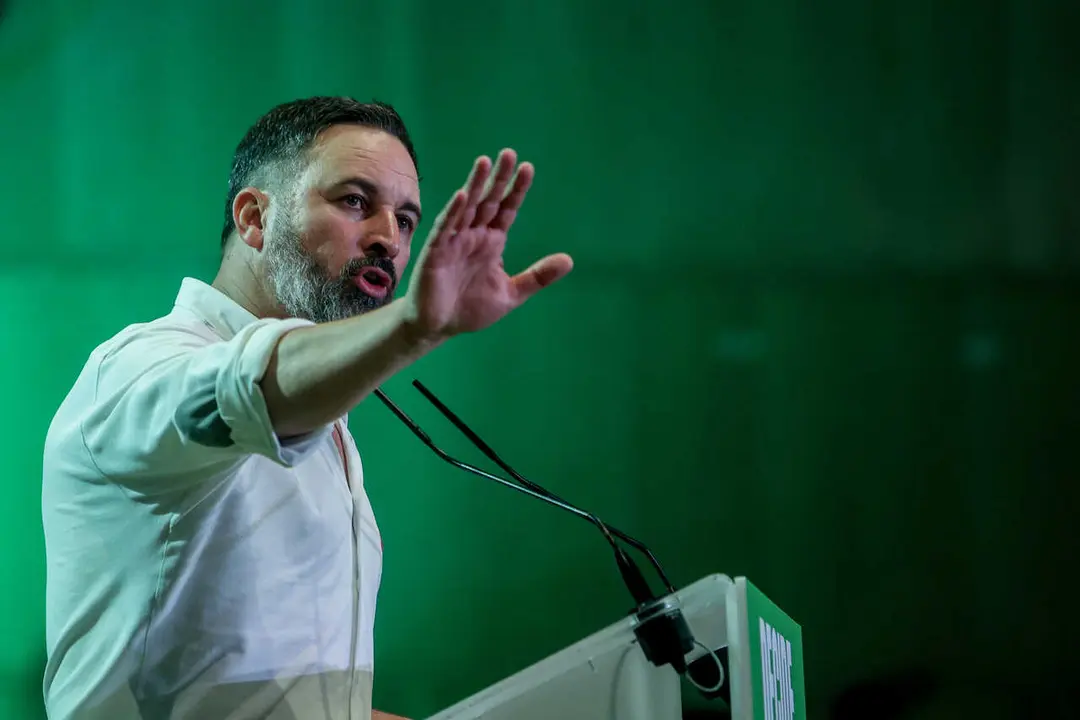 Archivo - Imagen de archivo del presidente de Vox, Santiago Abascal.