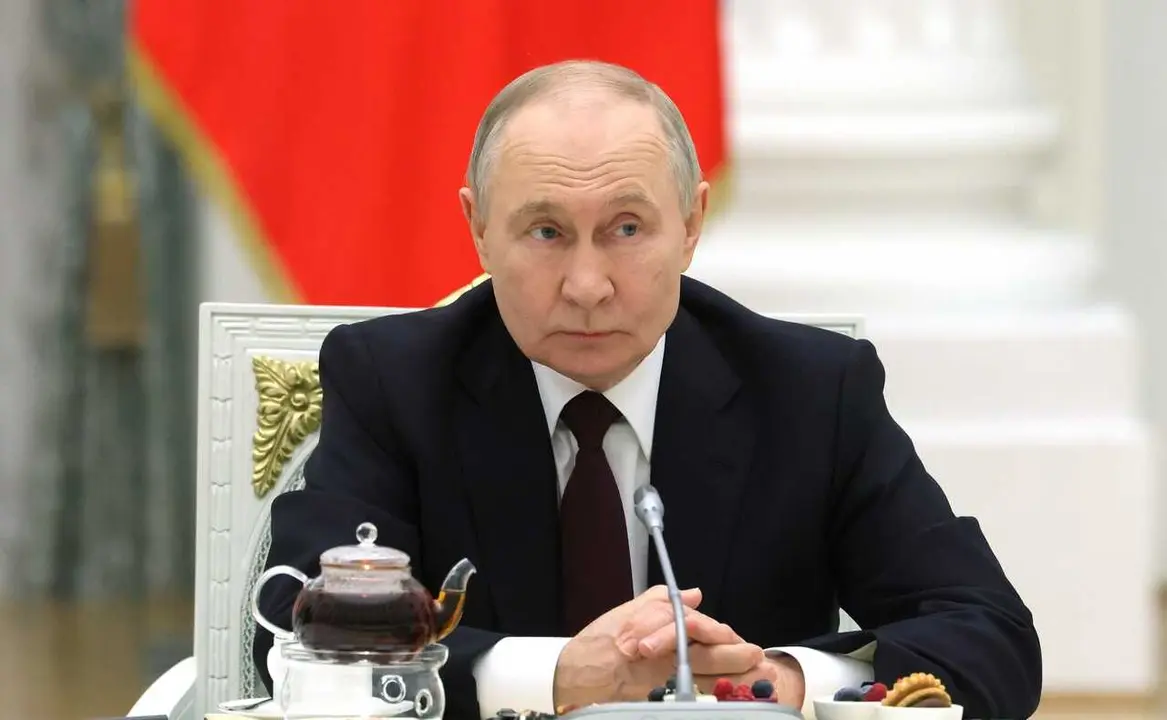 March 6, 2026, Russia, Russia, Russian Federation: Russian President Vladimir Putin held a meeting with women representing various professions at the Kremlin, ahead of International Women's Day, in Moscow, Russia. March 5, 2026