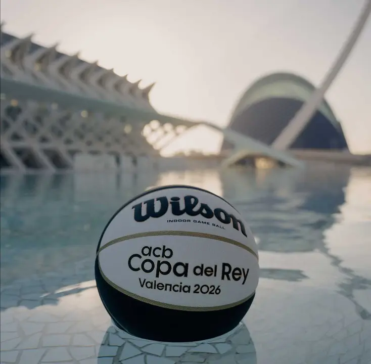 Bal&oacute;n de la Copa del Rey de Valencia 2026 en la Ciutat de les Arts de Val&egrave;ncia