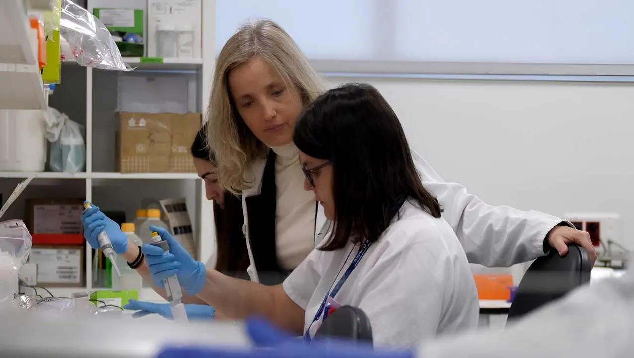 Roc&iacute;o Carbonero en su laboratorio