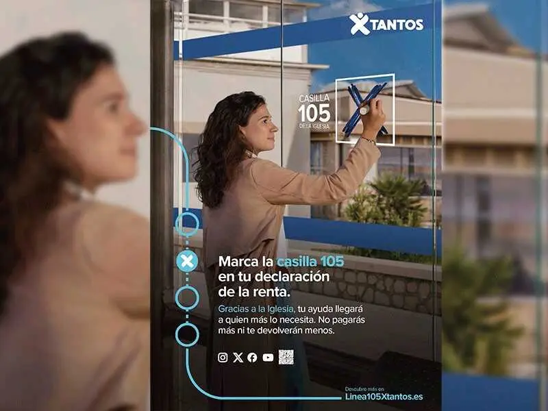 Imagen de la campa&ntilde;a 'L&iacute;nea 105 Xtantos. Pr&oacute;xima parada'.