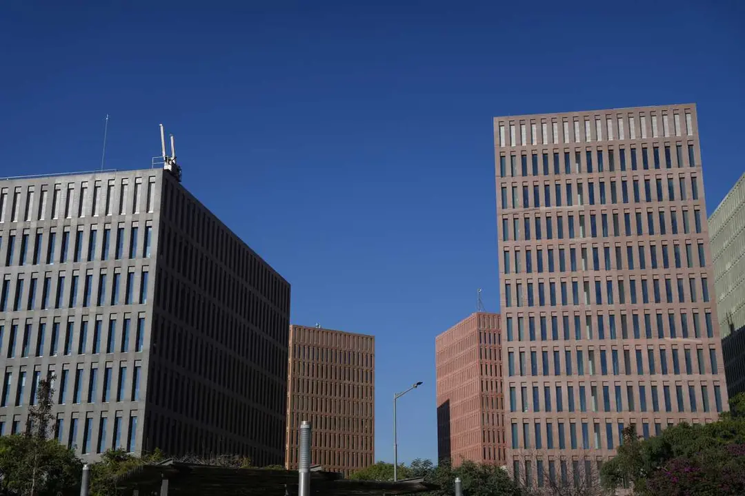 Archivo - Fachada de la Ciutat de la Just&iacute;cia de Barcelona