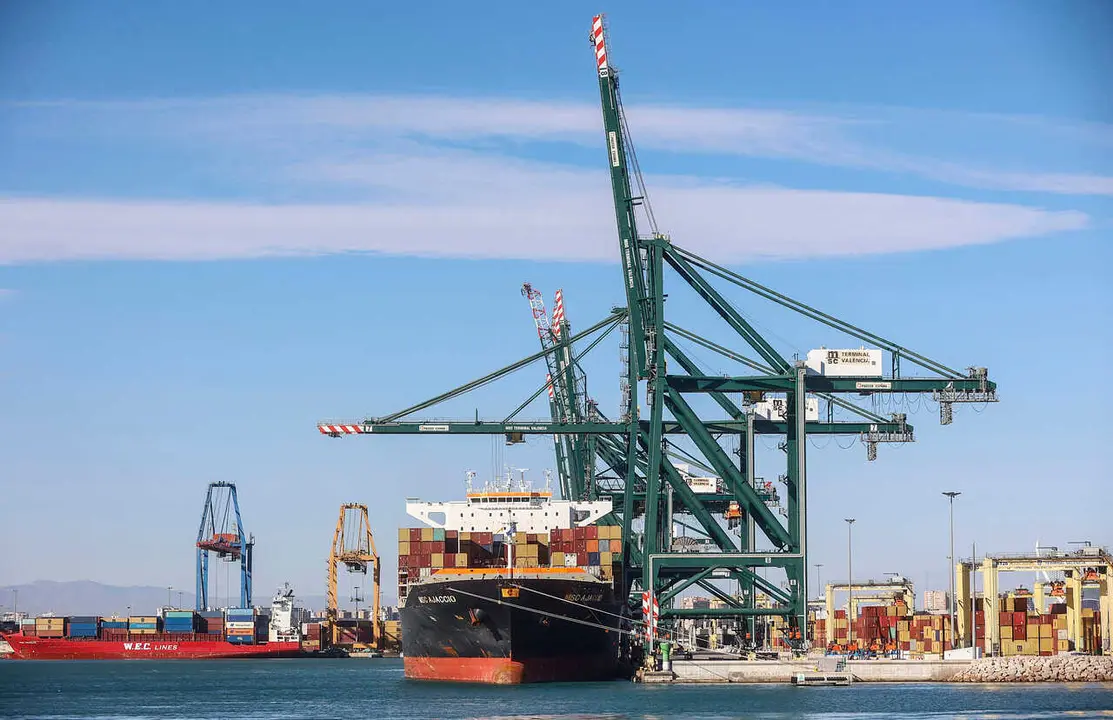 ROBER SOLSONA..20231214&hellip;..VALENCIA&hellip;..MINISTRO OSCAR PUENTE EN EL PUERTO DE VALENCIA.