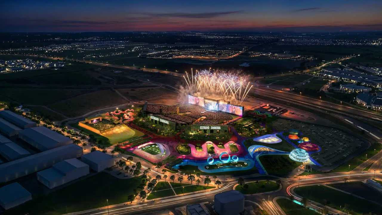 La Artista Shakira Dar&aacute; Seis Conciertos Dentro De Su Residencia Europea En Madrid En El Recinto Macondo Park En Villaverde (Madrid)