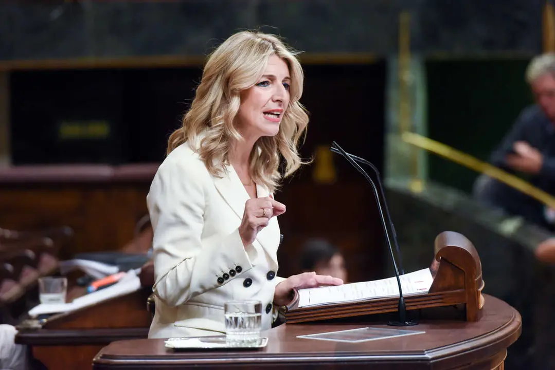 Archivo - La vicepresidenta segunda y ministra de Trabajo y Econom&iacute;a Social en funciones, Yolanda D&iacute;az