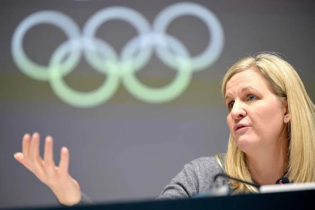 Archivo - La presidenta del COI, Kirsty Coventry