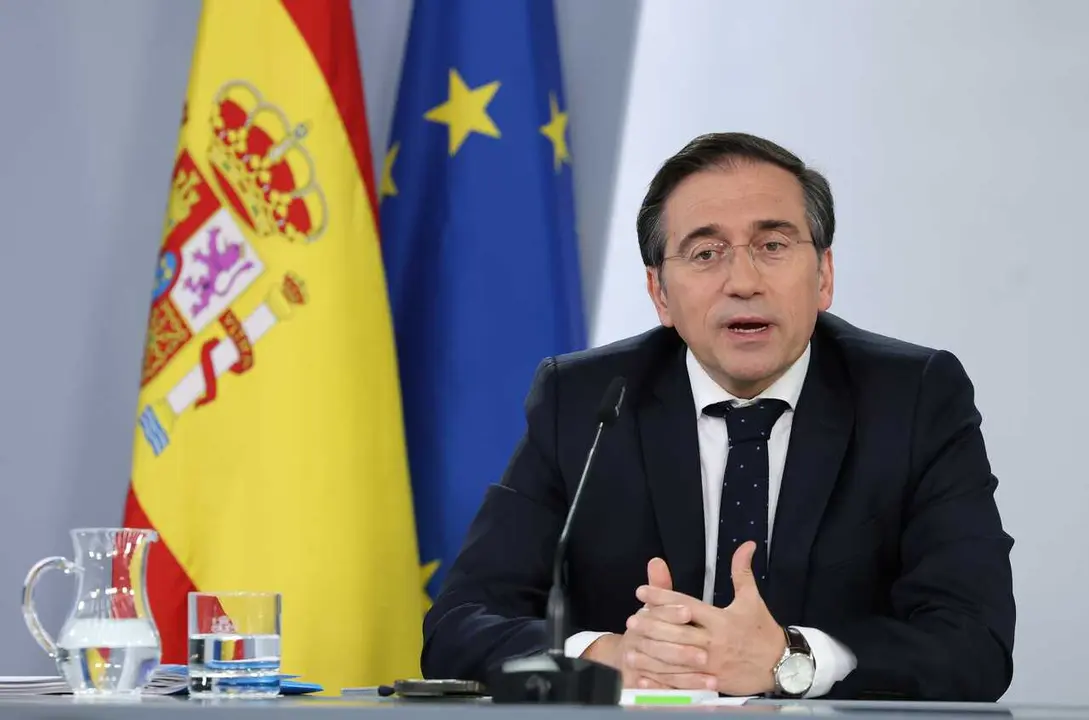 El ministro de Asuntos Exteriores, Uni&oacute;n Europea y Cooperaci&oacute;n, Jos&eacute; Manuel Albares.