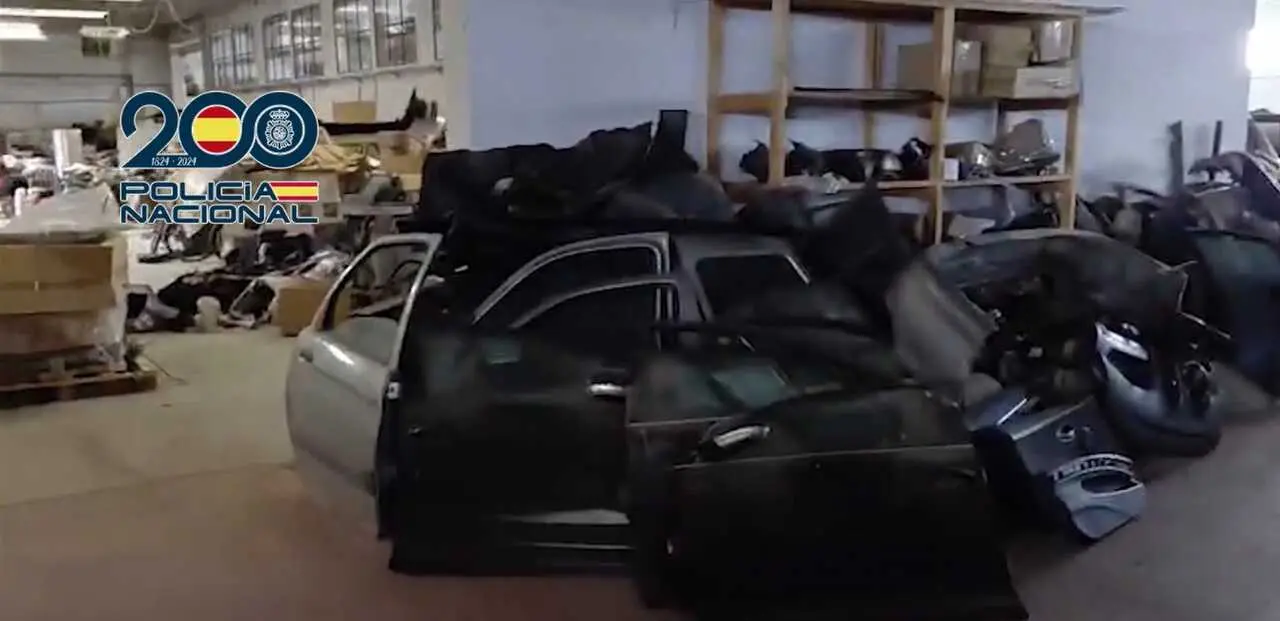 La Polic&iacute;a Nacional desarticula una organizaci&oacute;n criminal dedicada al robo de veh&iacute;culos por encargo para su posterior despiece