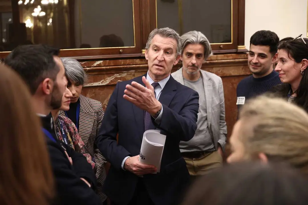 El presidente del Partido Popular, Alberto N&uacute;&ntilde;ez Feij&oacute;o