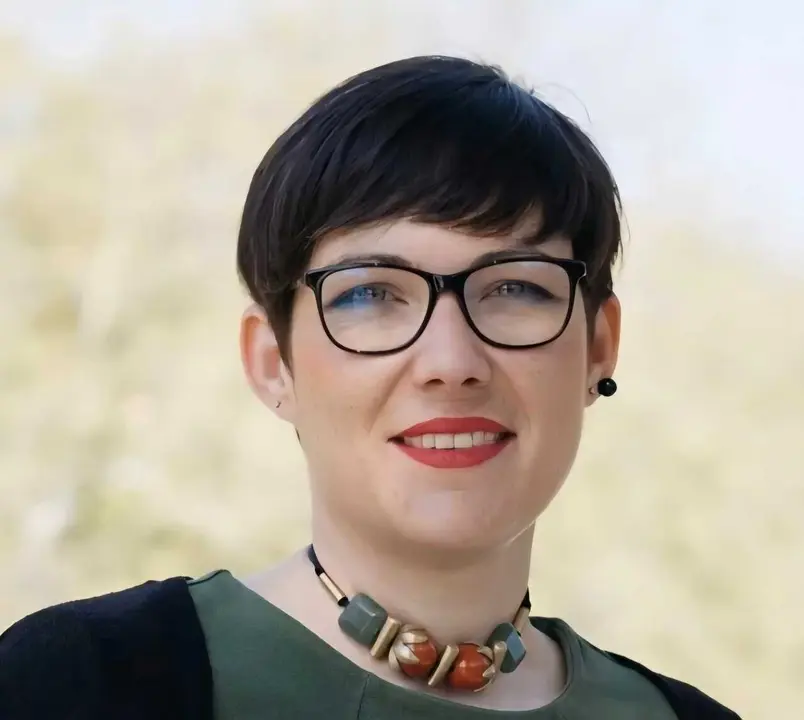 Archivo - La secretaria territorial de CHA en el Alto Arag&oacute;n, Ver&oacute;nica Villagrasa.