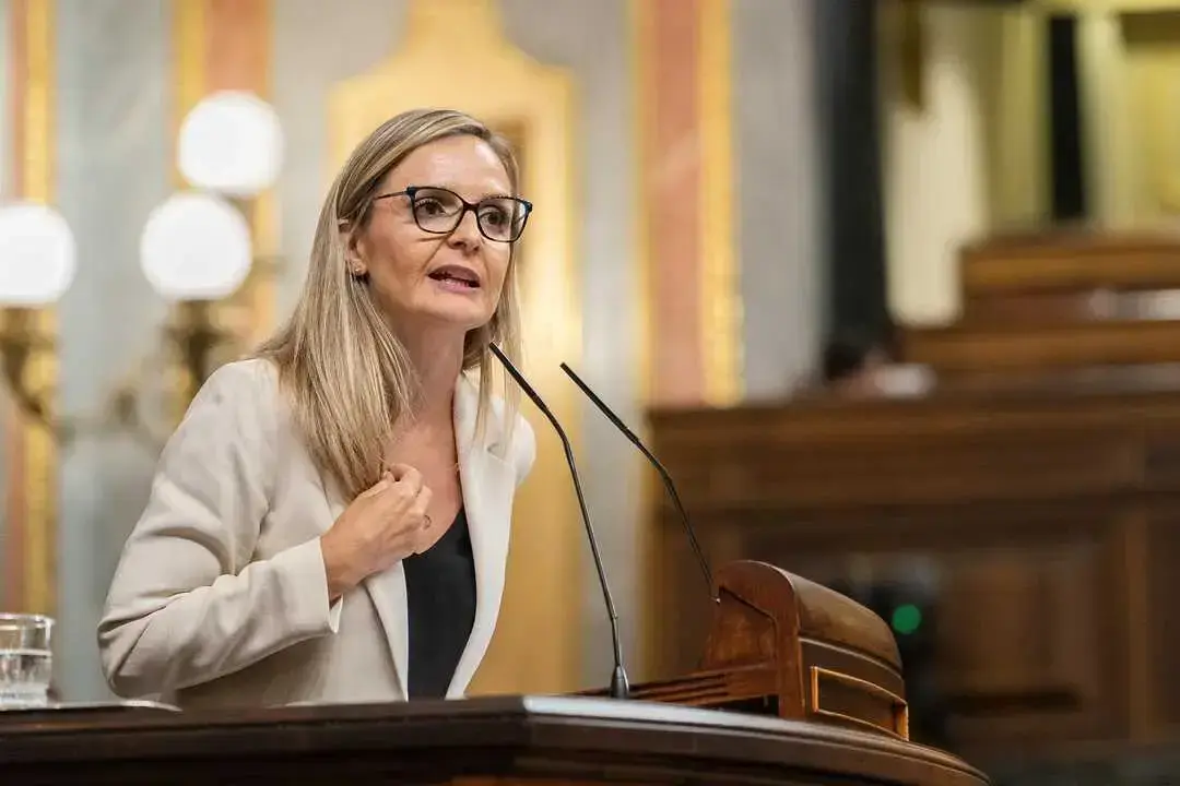 Maribel S&aacute;nchez Torregrosa, diputada nacional del PP por Almer&iacute;a, interviene en el Congreso en defensa del acceso al tratamiento Vyjuvek para pacientes con &lsquo;Piel de Mariposa&rsquo;.