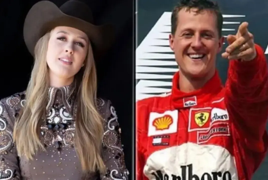 Gina Schumacher y su padre Michael Schumacher
