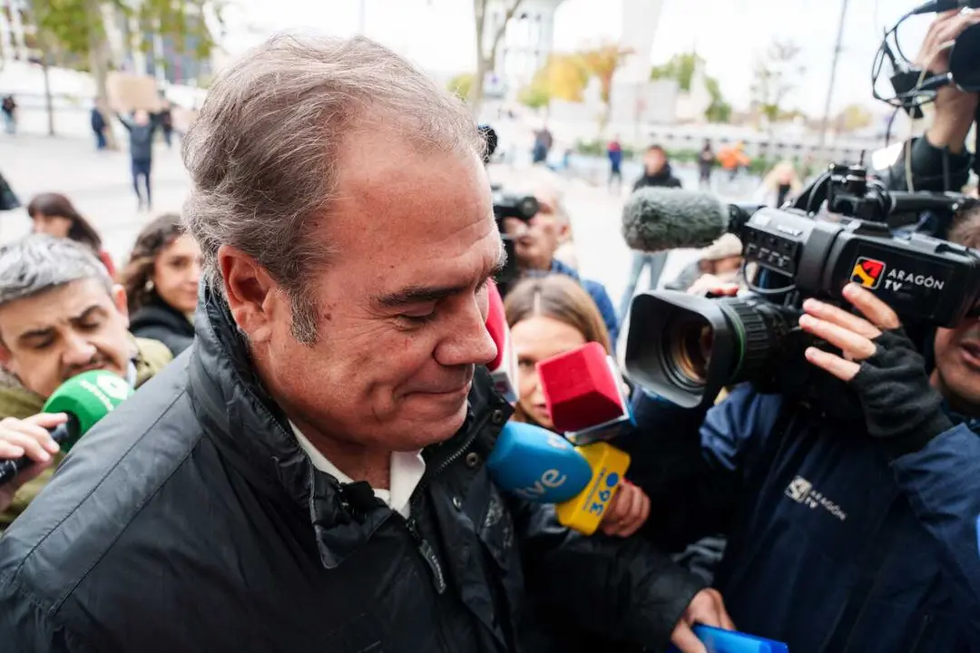 Archivo - Javier P&eacute;rez Dolset a su llegada a los juzgados de Plaza de Castilla para declarar por el caso &lsquo;Leire D&iacute;ez&rsquo;, a 17 de noviembre de 2025, en Madrid (Espa&ntilde;a). 