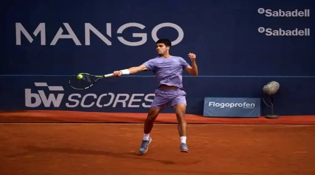 Alcaraz en su debut en Montecarlo