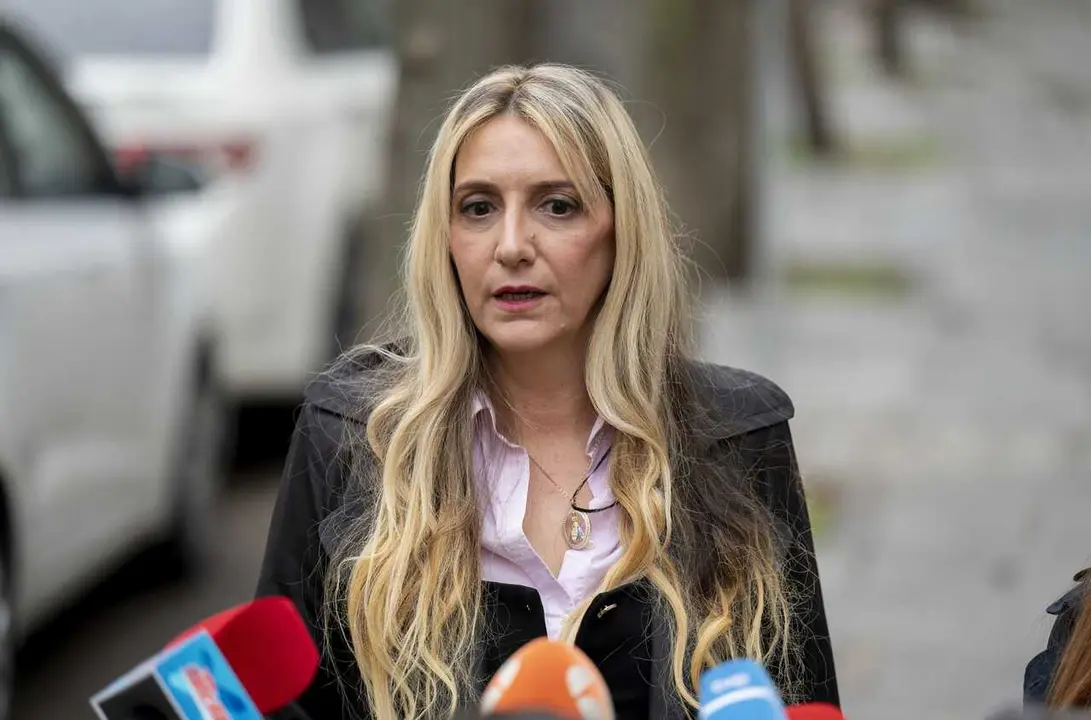 La Ex Miss Asturias, Claudia Montes, a su llegada al Tribunal Supremo, a 8 de abril de 2026, en Madrid (Espa&ntilde;a). 