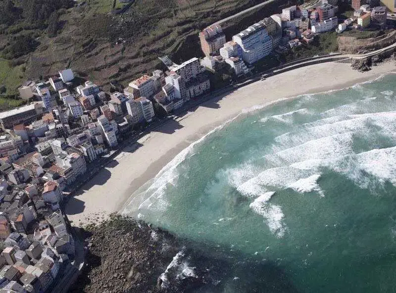 Playa Area Maior, en Malpica de Berganti&ntilde;os (A Coru&ntilde;a).