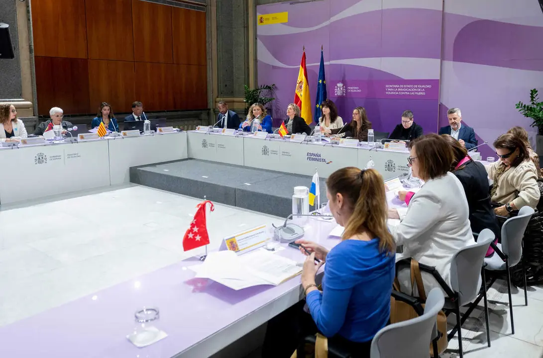 Archivo - Vista general de la Conferencia Sectorial de Igualdad presidida por la ministra de Igualdad, en la sede del Ministerio, a 29 de abril de 2024, en Madrid (Espa&ntilde;a). 
