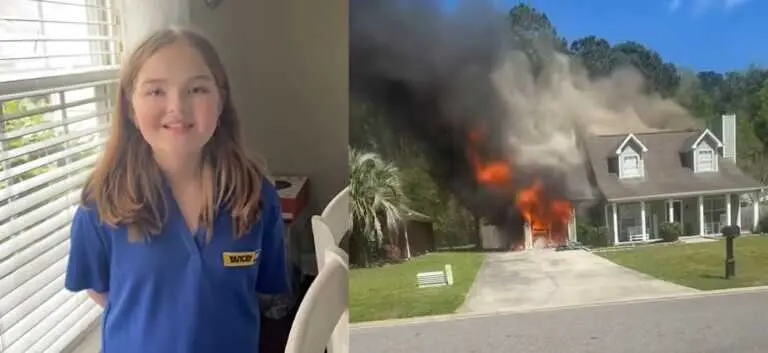 Hero&iacute;na de 12 al entra a un incendio para salvar a la vida de sus hermanos