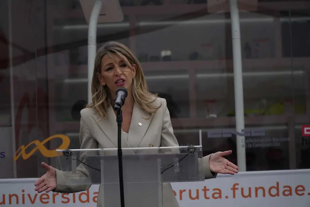 La vicepresidenta segunda del Gobierno y ministra de Trabajo y Econom&iacute;a Social, Yolanda D&iacute;az.