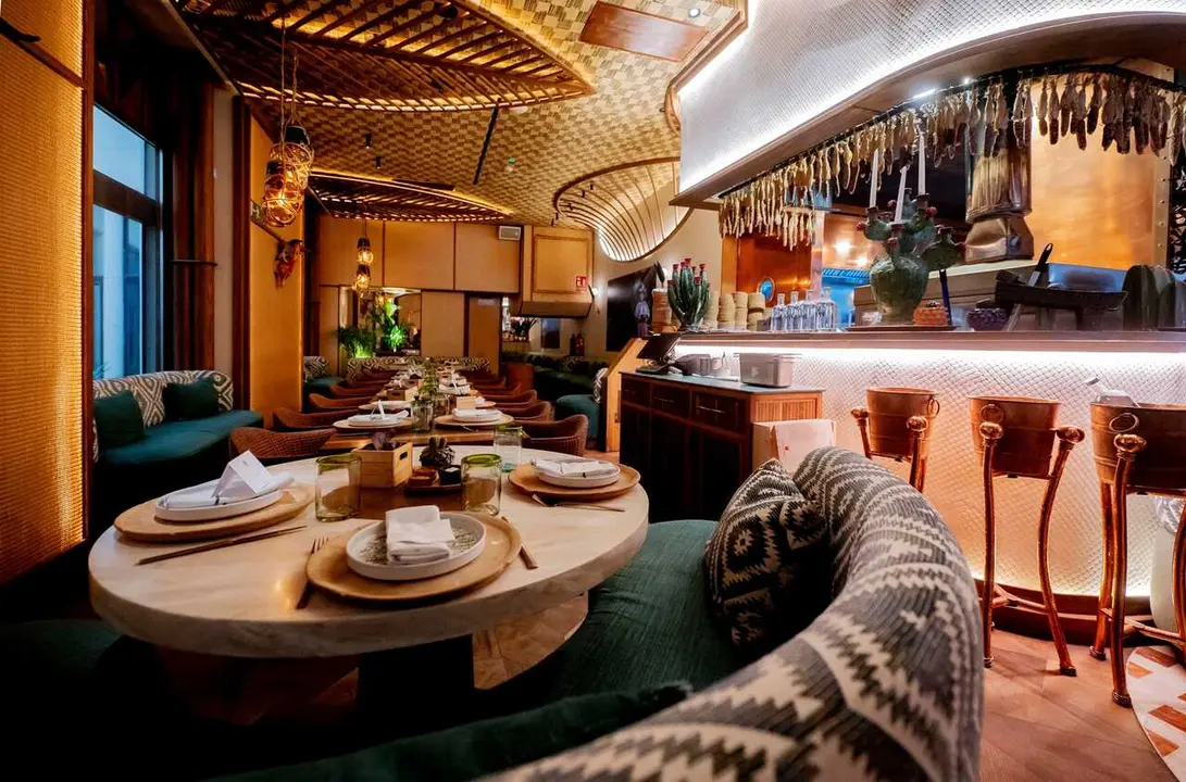 Archivo - Restaurante en Madrid