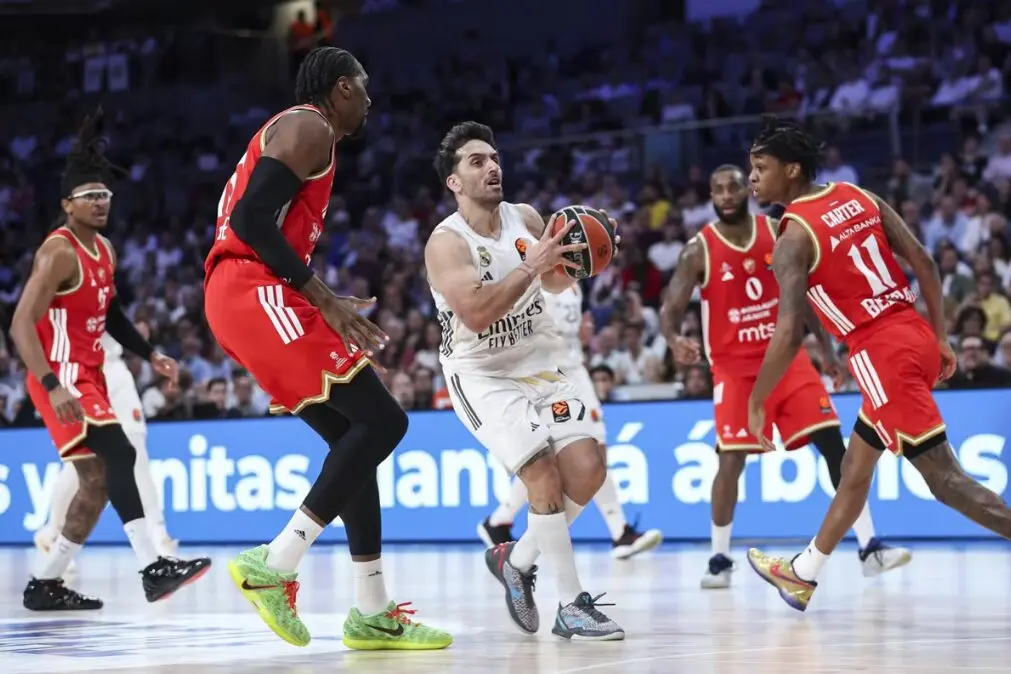 Facu Campazzo en el partido ante el Estrella Roja